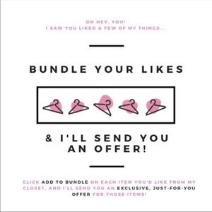 Bundle & save!!! :)